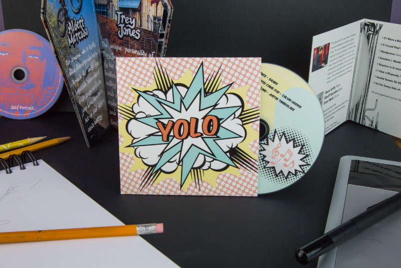 Graphic Design Services CD album cover with custom artwork