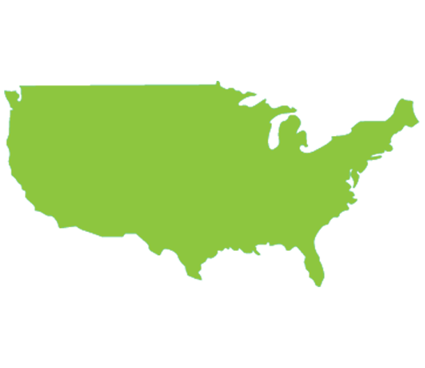Map of the USA