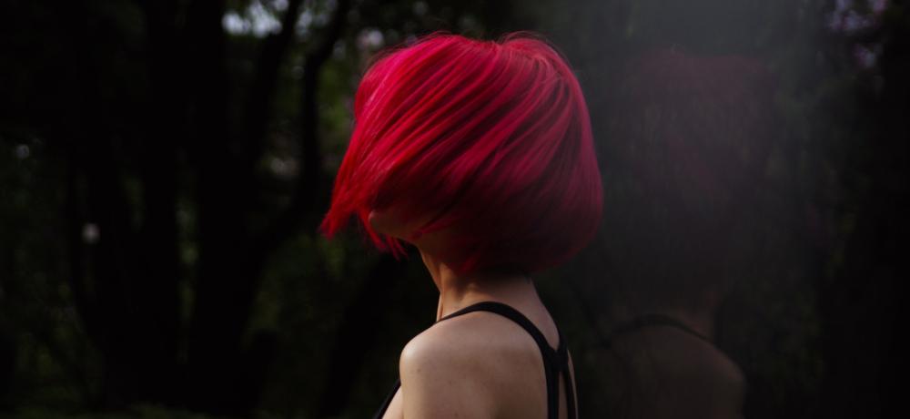 Girl with red hair