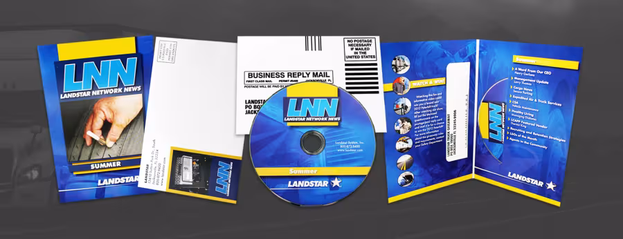 CDs In Mailer With Return Post Card