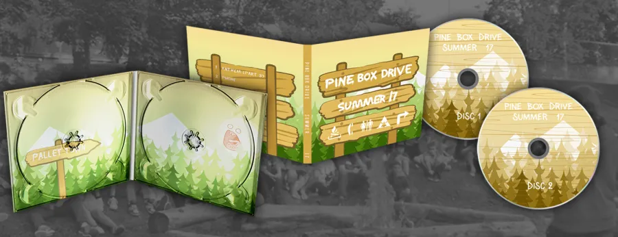 4-Panel 2 Disc Digipak with 2 Trays