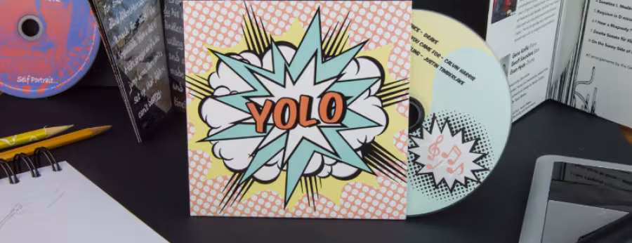 CD album cover with custom artwork