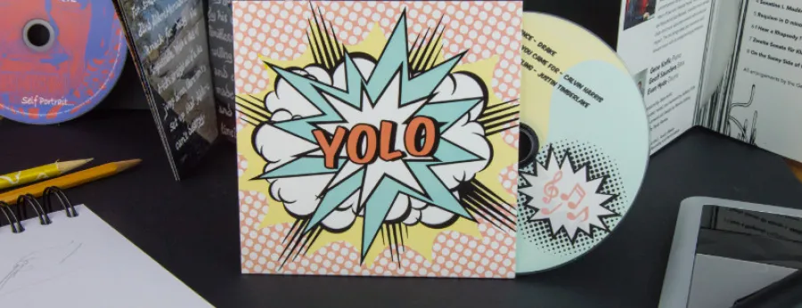 CD album cover with custom artwork
