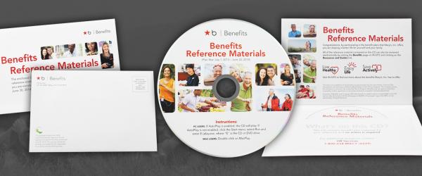 CDs In Horizontal 4 Panel Mailer