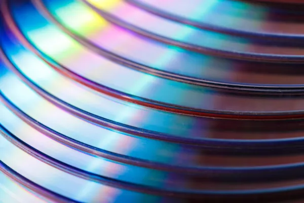 Stacked optical discs