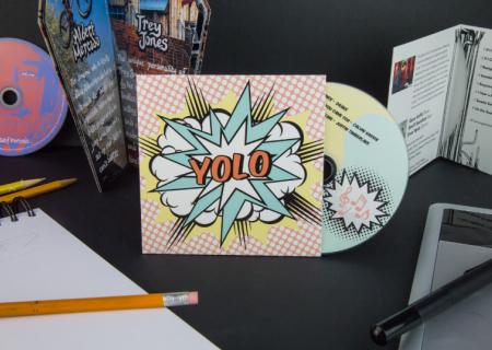 CD album cover with custom artwork