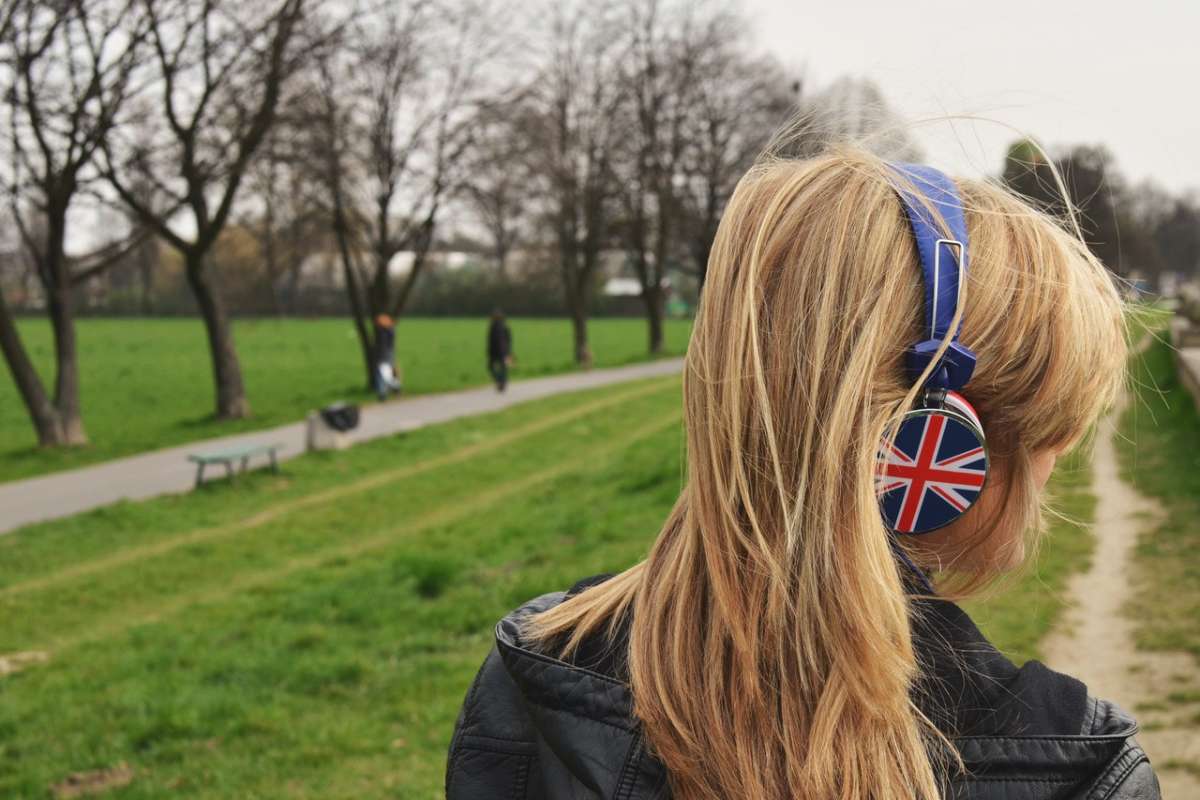 Girl with Headphones