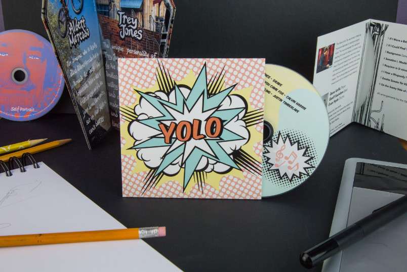 CD album cover with custom artwork